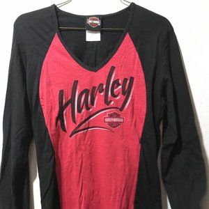 Harley Davidson Long Sleve Ladies Top